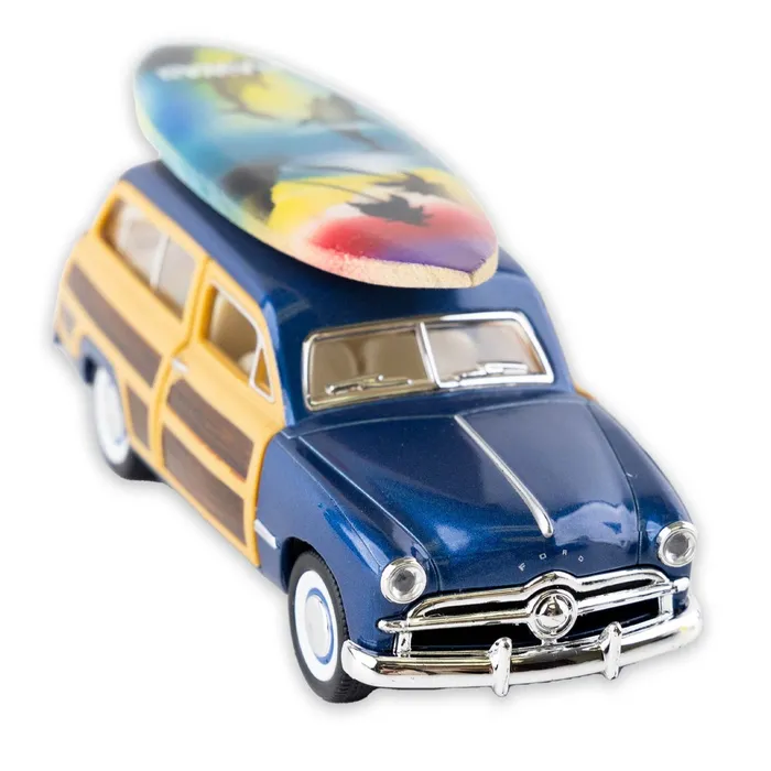 Vintage 1949 Ford Woody Station Wagon with Surf Board ISLANDERGRP Necklaces