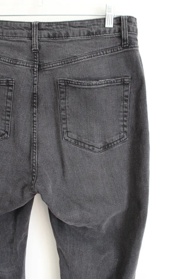 Wild Fable Rings Wild Fable Washed Out Black Denim High Rise Mom Jeans 10
