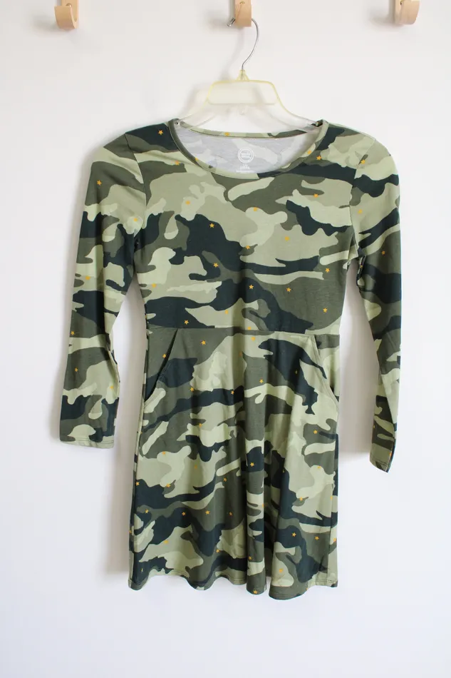 Wonder Nation Green Camo Long Sleeved Dress 1012 Wonder Nation Earrings