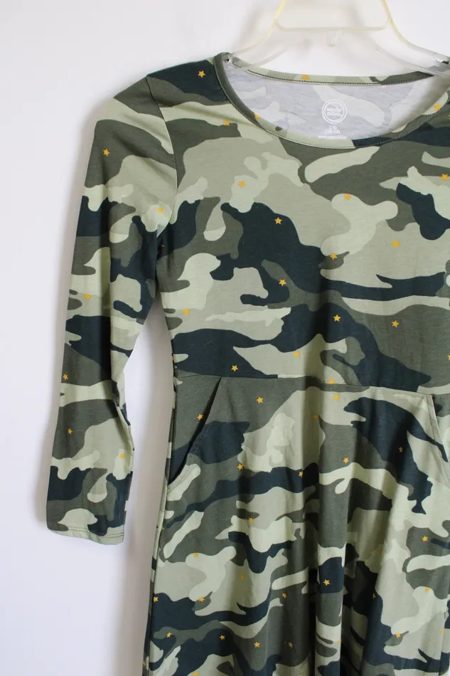 Wonder Nation Green Camo Long Sleeved Dress 1012 Wonder Nation Earrings