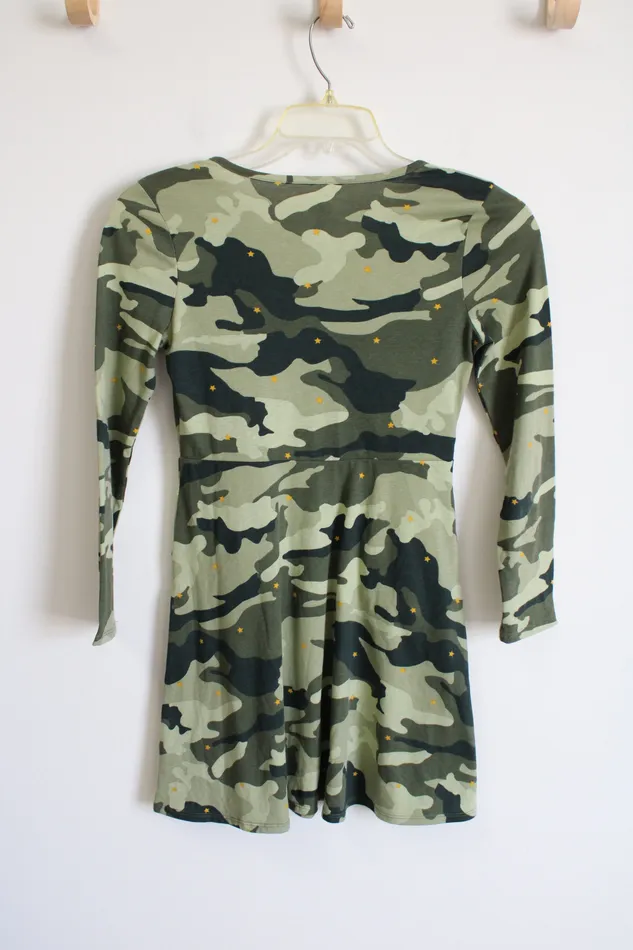 Wonder Nation Green Camo Long Sleeved Dress 1012 Wonder Nation Earrings