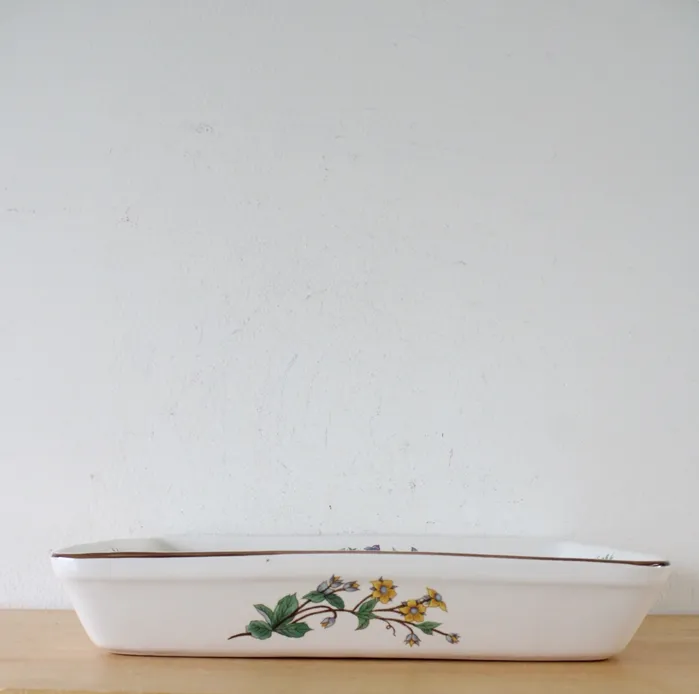 Woodhill Fine Bakeware Ceramic Floral Baking Dish Woodhill Rings