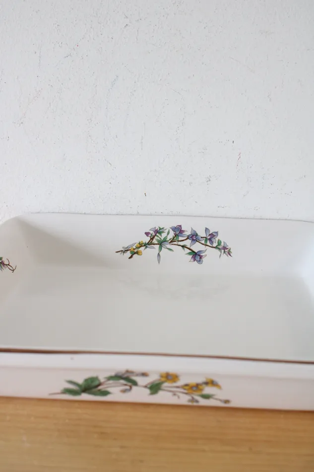 Woodhill Fine Bakeware Ceramic Floral Baking Dish Woodhill Rings