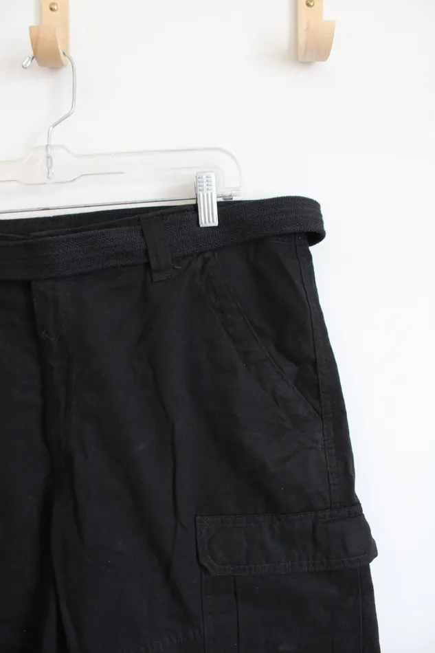 Wrangler Rings Wrangler Black Cargo Shorts 36