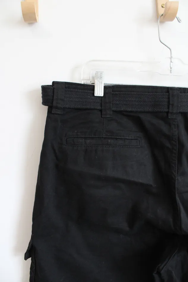 Wrangler Rings Wrangler Black Cargo Shorts 36