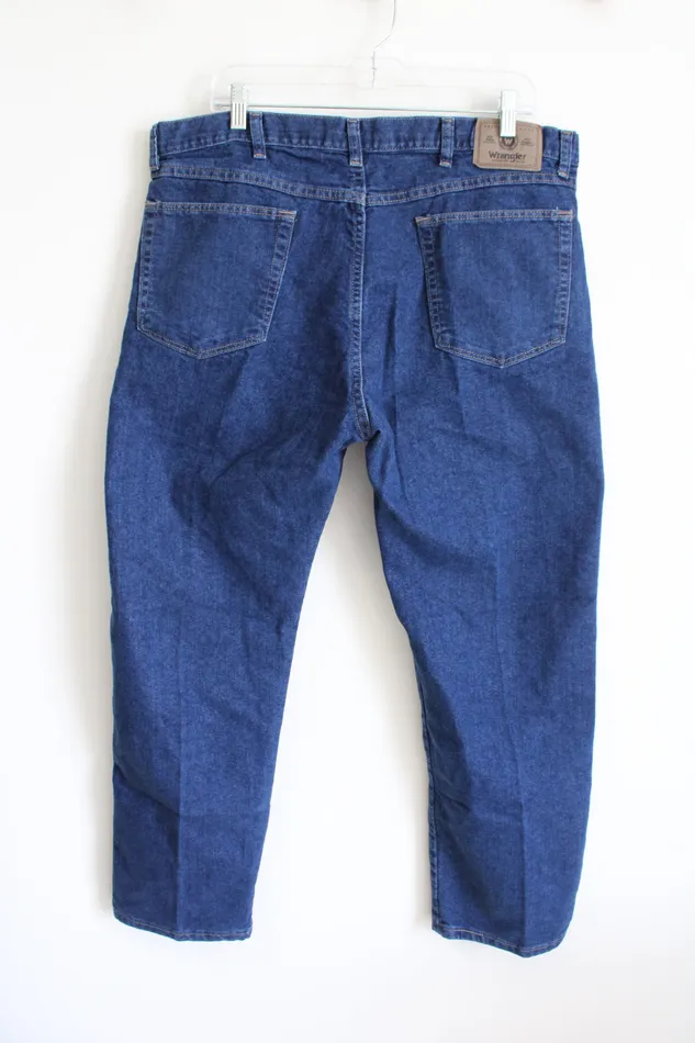 Wrangler Rings Wrangler Regular Fit Blue Jeans 38X29