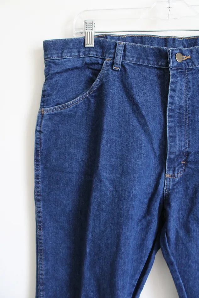Wrangler Rings Wrangler Regular Fit Blue Jeans 38X29
