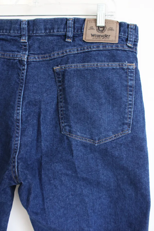 Wrangler Rings Wrangler Regular Fit Blue Jeans 38X29