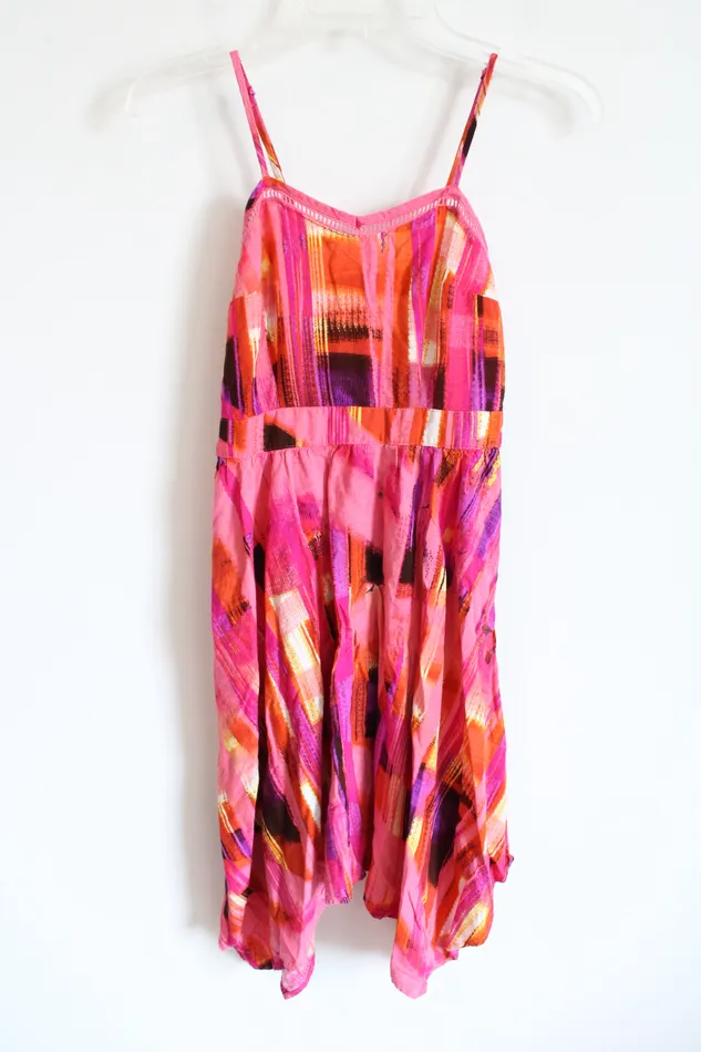 Xhilaration Earrings Xhilaration Pink Orange Patterned Dress XS